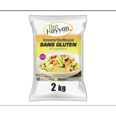 Couscous Traditionnel Sans Gluten 2 KG