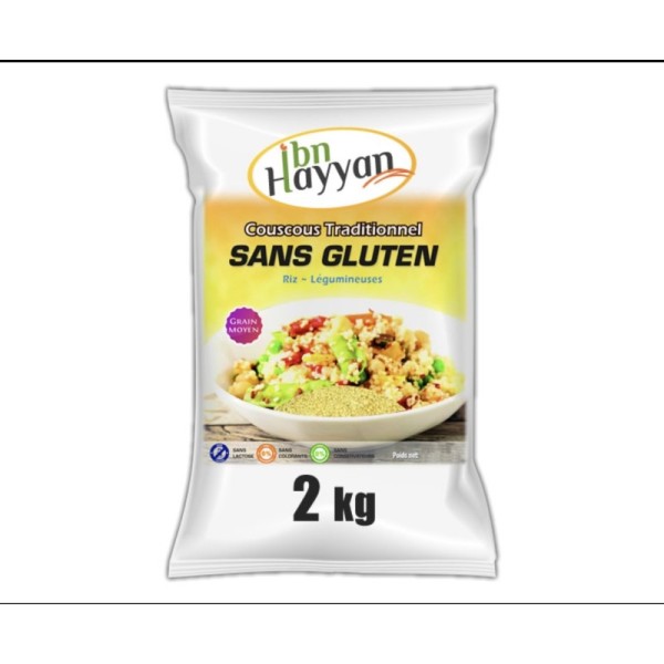 Couscous Traditionnel Sans Gluten 2 KG