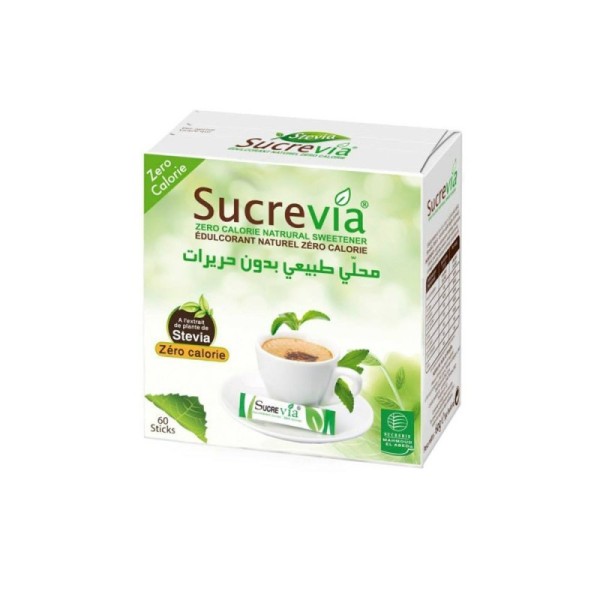 Sucre Via naturel - edulcorant 60 buchettes
