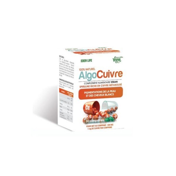 Algo Cuivre 30 comprimes