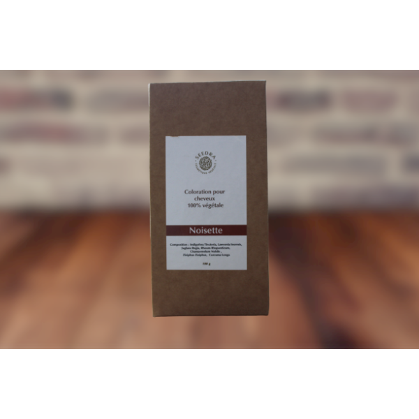 Coloration Cheveux 100% Vegetale Noisette 100g