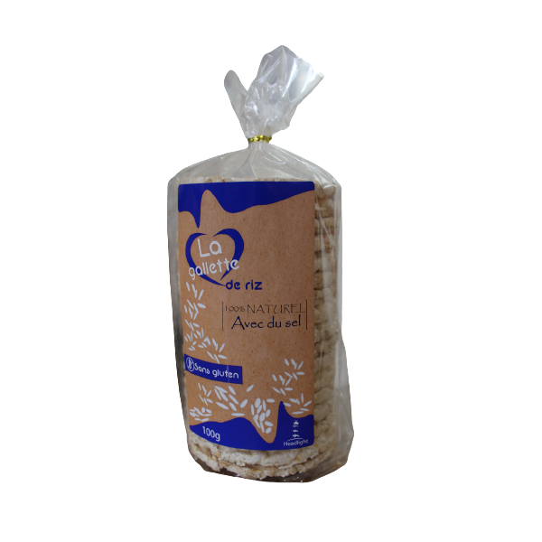 Galette de Riz avec Sel Sans Gluten 100G