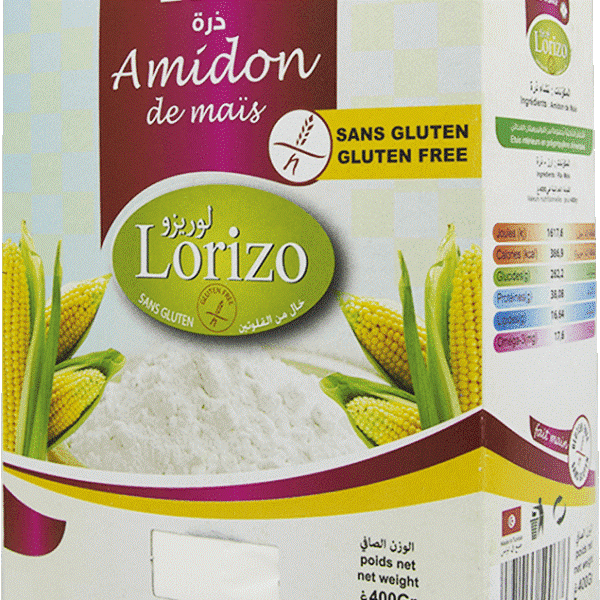 Amidon de Mais Sans Gluten 400G
