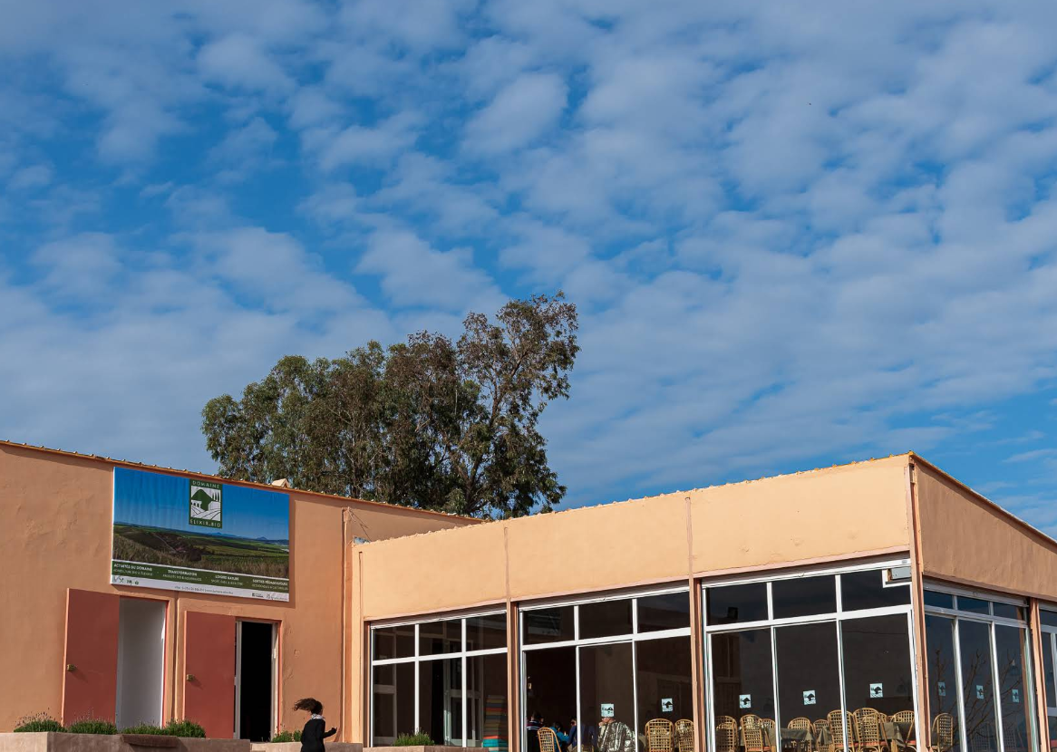 La façade du Domaine Elixir Bio